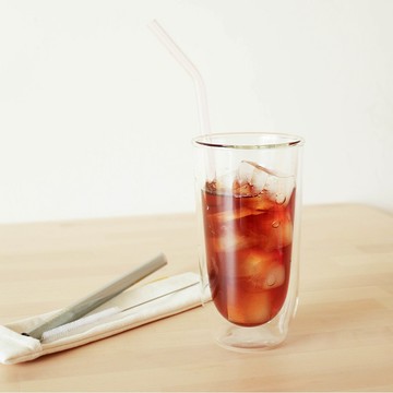 【好玻GOODGLAS】BOBA雙層玻璃杯420ml-清透&琥珀&透黑