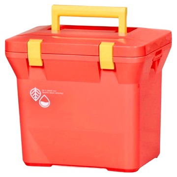 Livewell 繽紛色系保溫冰箱  日本製  橘色  7L