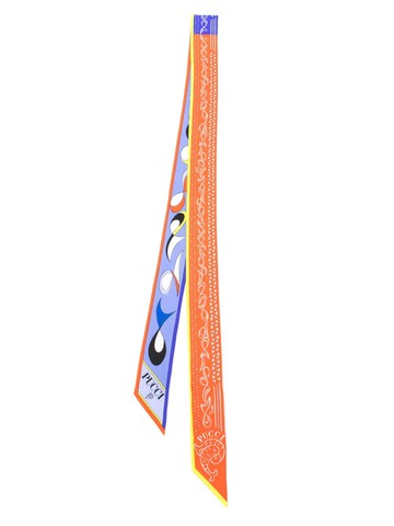 PUCCI - Pesci-print silk scarf - women - Silk - One Size - Multicolour