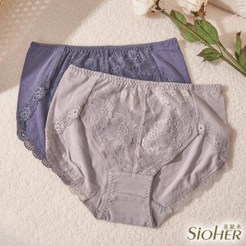 【SiOHER 熹歐禾】單件組 芍藥蕾絲中腰內褲(蕾絲內褲/無痕內褲/女內著/女內褲)