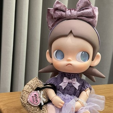 Zsiga娃衣向往之處1/8可動人偶衣服替換ga嘎姐紫色蓬蓬裙娃衣著替