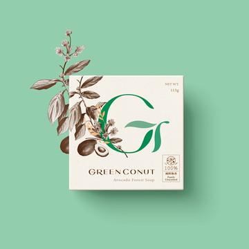 GREENCONUT綠果 森林奶油皂 去油抗痘