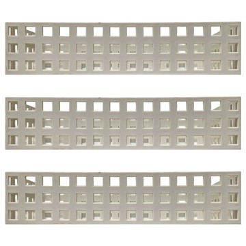 GINII 基尼 3066 積木系列收納籃 Set 3個  28 x 14 x 6.6cm  象牙白