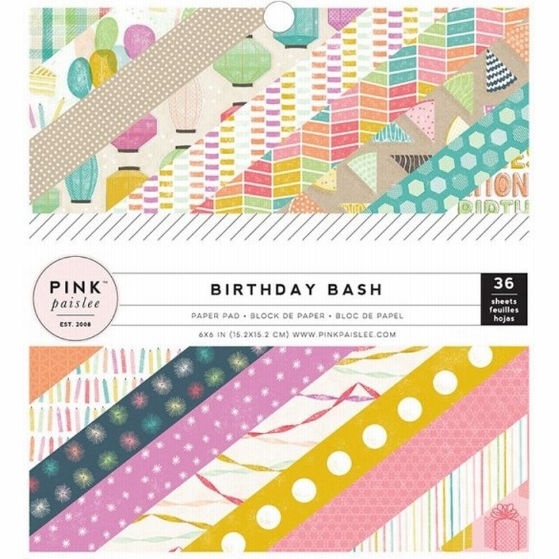 American Crafts アメリカンクラフト Birthday Bash ペーパーパッド 6x6インチ 誕生日 デザインペーパー スクラップブッキング 手帳 通販 Lineポイント最大0 5 Get Lineショッピング