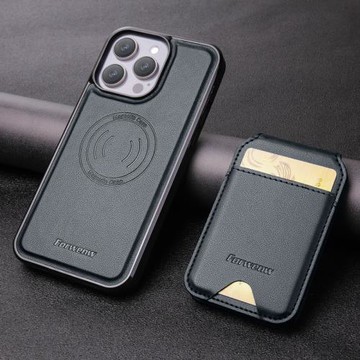 磁吸卡包支架適用iphone15promax手機殼15plus新款蘋果14皮革13mini卡套12零錢包11卡槽xr帶支架magsafe+外殼