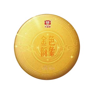 大益普洱生茶 357g/金色韵象 2101「茶有大益」