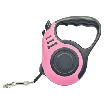 寵物伸縮牽引繩  3m  02.粉紅色  1條