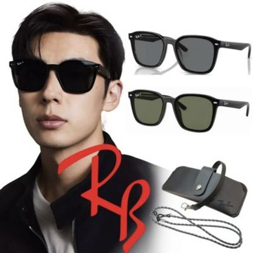 RayBan 雷朋 亞洲版 大鏡面偏光太陽眼鏡 RB4392D-601/81 601/9A 兩款任選 公司貨(贈RAYBAN眼鏡掛袋)