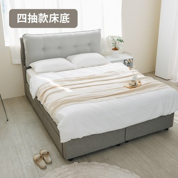 完美主義│床箱(雙抽)(四抽) 3.5尺/5尺/6尺/6*7尺【Y0152】