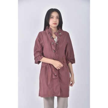 (S) town wear五分紅色外套二手衣