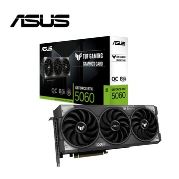 ASUS TUF Gaming GeForce RTX 5060 8GB GDDR7 OC 顯示卡