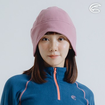 ADISI OceanPure溫控消臭抗靜電保暖雙層護耳帽 AH24114 杏桃粉 (F)｜刷毛 快乾 抑菌 海洋紗 環保紗