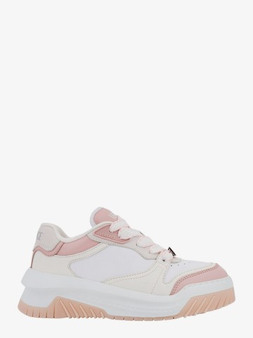 Leather sneakers with greca detail - VERSACE - gender_Woman