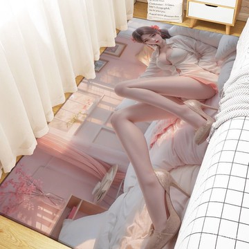 🔥桃園有貨/限時下殺🔥二次元動漫美女週邊地墊ins風國漫女神地毯臥室房間大麵積床邊毯 MFWA