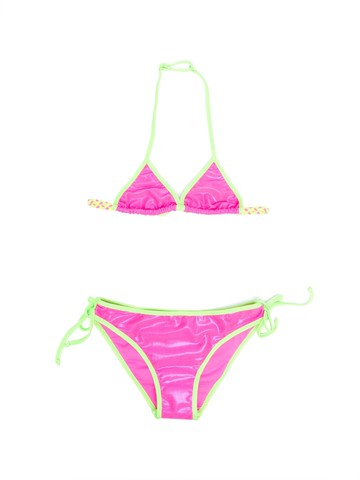 MC2 Saint Barth Kids - contrast-border bikini - kids - Elastane/Polyamide - 6 yrs - Pink