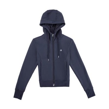 Converse French Terry Fleece Top 女款 藍色 毛圈 修身 外套 WCJ132-GDA