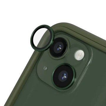 iPhone 13 mini 9H 鏡頭玻璃保護貼 綠
