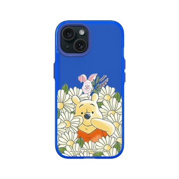 iPhone 15 Clear 激光藍 - 迪士尼-小熊維尼 Disney Winnie The Pooh - 小豬和維尼