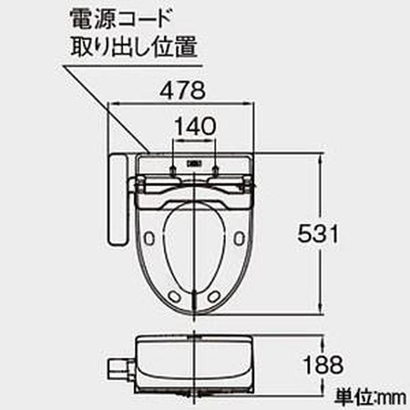 TOTO ウォシュレット Kシリーズ 貯湯式 温水洗浄便座 パステルアイボリー TCF8GK35-SC1