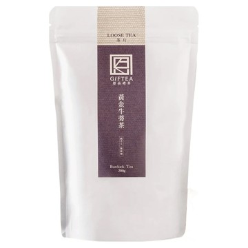 恩品禮茶 100%台灣黃金牛蒡茶片 200g 無咖啡因、富含膳食纖維 台灣在地嚴選  1入  1包