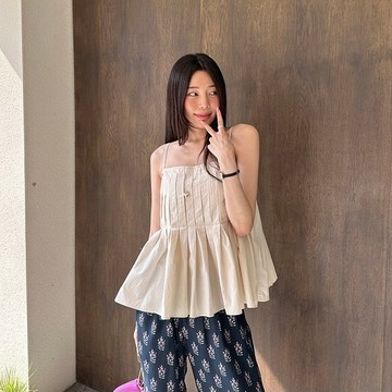 ˏˋ 𝐻𝑒𝑦 𝑆𝑝𝑟𝑖𝑛𝑔 - ̗̀ 🌷⛅️ ̖́‎韓國chic 時髦高級百搭小衆時尚設計感吊帶背心