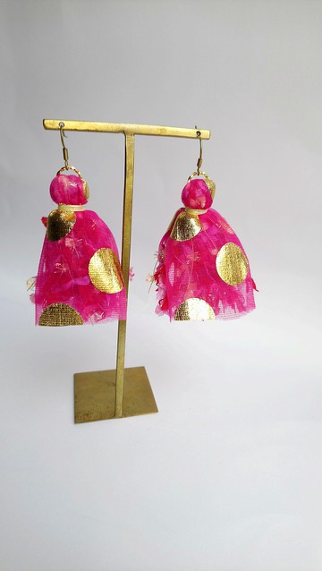 日本紗線　流蘇耳環