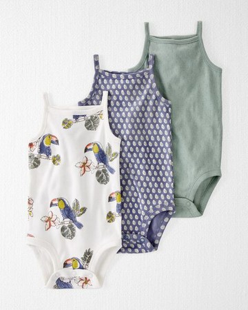 Baby 3-Pack Organic Cotton Bodysuits
