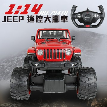 【瑪琍歐玩具】2.4G 1:14 JEEP 遙控大腳車/79410 (紅、黃、黑)