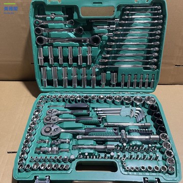 免運 汽修工具套裝棘輪扳手 套筒組合套管 維修汽車修理修車工具箱組套【MYG1010】