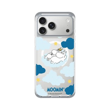 iPhone 17 Pro Max ClearX (MagSafe 兼容) 霜透灰 - Moomin - Moomin＆歌妮-雲上小戀曲