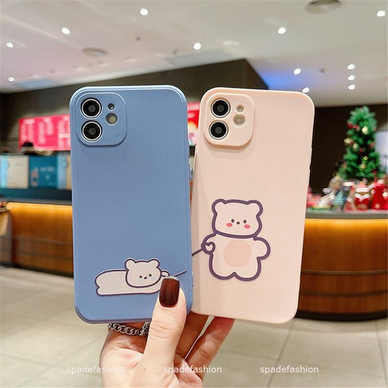 Iphoneケース クマ Bear おもしろ カップル 友達 誕プレスマホケース Iphoneケース 携帯ケース シリコン 可愛い 男女兼用 衝撃吸収 レンズ保護 通販 Lineポイント最大0 5 Get Lineショッピング