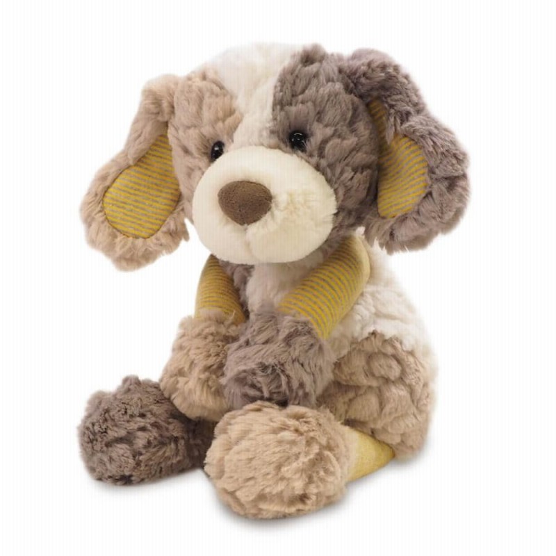 大人しいワンさん テディベア パピー ぬいぐるみ 海外作家様 ハンドメイド 犬 ドット仔犬 アーティストベア 海外作家様 ハンドメイド