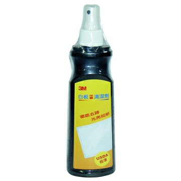 【文具通】3M 專業級 白板 保養 清潔劑 清潔液 250cc 徹底去跡 光亮如新 W2010062【APP滿額下單4%點數(單一帳號最高1500點)】5/31止