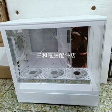 愛國者星璨小嵐 白色海景房 電腦機箱 台式機箱 支援240水冷 功能正常 成色如圖 廣州自提【三和電腦配件店】