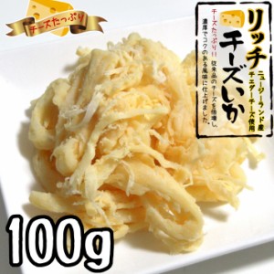 リッチチーズいか 100g （メール便で送料無料 代引不可） 函館製造 チェダーチーズ イカ さきいか