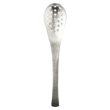 SALUS 佐藤金屬 不鏽鋼鎚目瀝汁濾匙 40g  17.8 x 3.8 x 2cm  1個