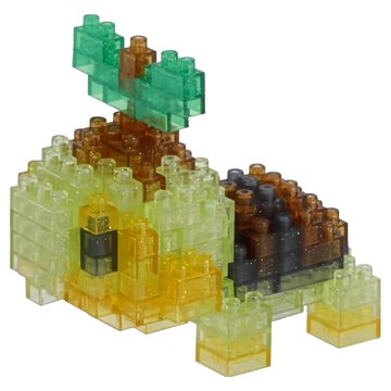 nanoblock 河田積木 迷你積木 NBPM-086  草苗龜 水晶特別版ver. 095  1個
