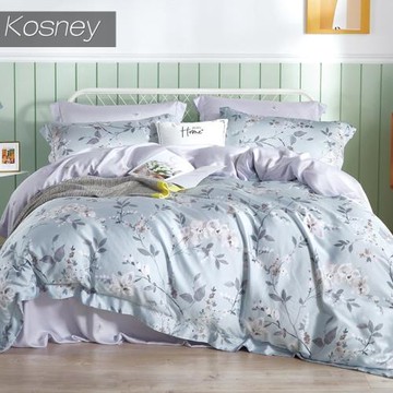 KOSNEY   春意濃  頂級100%天絲單人床包枕套組床包高度35公分