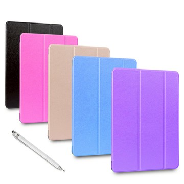 【LS35精緻蠶絲款】8.3吋iPad mini 7/mini 6 平板保護皮套 (附精細觸控筆)