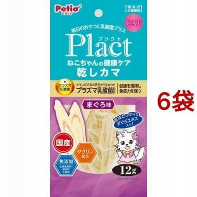 ペティオ プラクト ねこちゃんの 健康ケア乾しカマ まぐろ味 ( 12g*6袋セット )/ ペティオ(Petio)