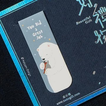 懷特熊系列：書籤磁鐵-親愛的，你辛苦了【森日禮Sunngift】 TAAZE讀冊生活