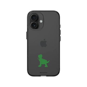 iPhone 16 Clear (相機按鈕) 酷墨灰 - 迪士尼-玩具總動員 Toy Story - 抱抱龍剪影版