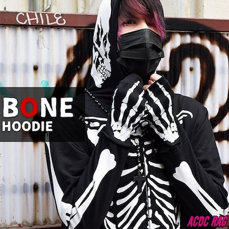 Boneパーカー ドクロ パーカー 骨 骸骨 スカル Babymetal ベビメタ パンク ロック ファッション V系 メンズ レディース 原宿 原宿系 ヴィジュアル系 全身骨 骨柄 ライブ衣装 長袖 通販 Lineポイント最大5 0 Get Lineショッピング