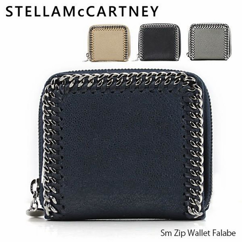 STELLA McCARTNEY ステラマッカートニー Sm Zip Wallet Falabe レディース 二つ折り 財布 ファラベラ  ラウンドファスナー〔581236W9132〕 | LINEショッピング