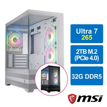 微星B860平台[月空遊俠]Ultra 7 265/32G/2TB_M2