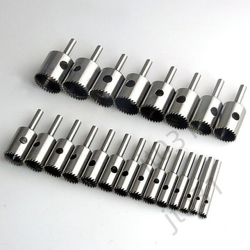 臺灣上新 佛珠刀細齒開孔器橡膠打孔鑽頭高速鋼塑料開孔器圓孔木工diy手串 優選