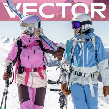 【官方正品】vector 成人滑雪服 東麗3l硬殼 全壓膠滑雪服 男士滑雪背帶褲 專業單雙板滑雪服 滑雪褲 男女同款滑雪
