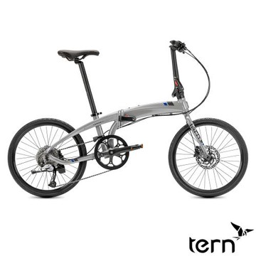 Tern Verge D9 20吋9速451輪組鋁合金折疊單車-亮銀