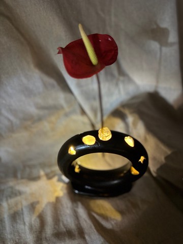 星月光暈手拉胚花瓶燈