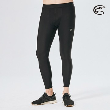 ADISI AP2091049男吸濕快乾運動緊身褲 / 黑色